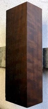 Stabilized Four-Sided Curl, Black Walnut Game Call Blank; 6.85 x 2.09 x 1.79 in.