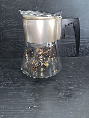 David Douglas Wildflower Flameproof 6 Cup Glass Coffee Carafe MCM | eBay