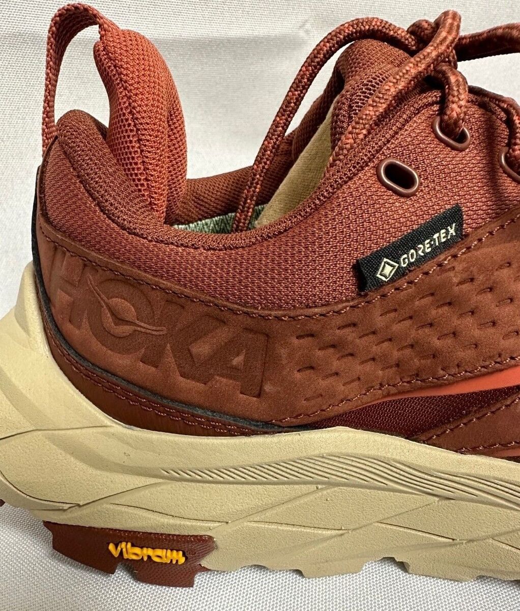 Womens Hoka One Anacapa Low GTX Trail Hiking Cherry Mahogany Womens Hoka One Anacapa Low GTX Trail Hiking Cherry Mahogany