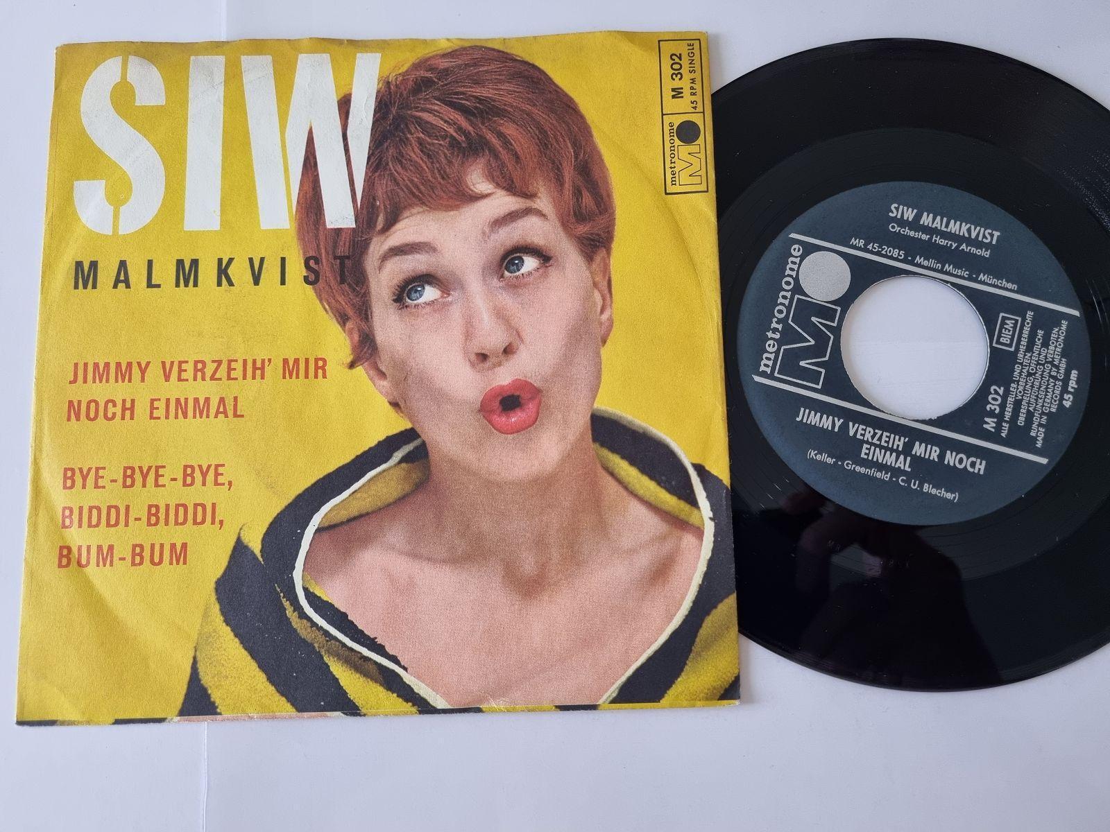 7"" Single Siw Malmkvist - Jimmy verzeih' mir noch einmal Vinyl Germany