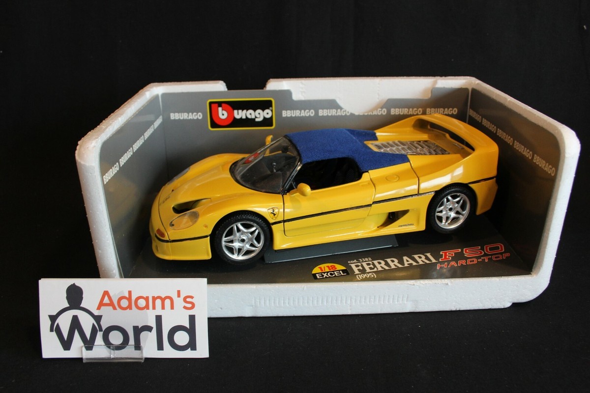 burago1/18 フェラーリF50 イエロー Ferrari F50 Spider Version in Gillo (Yellow) by BBR in italy