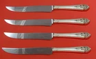 Queen's Lace by International Sterling Silver Steak Knife Set Texas Sized Custom