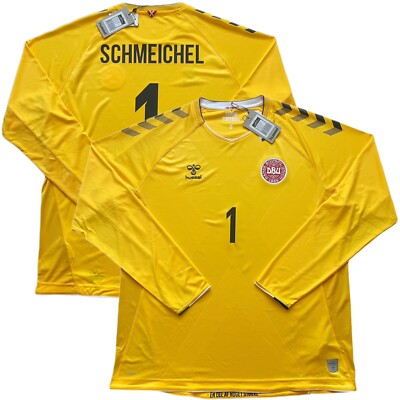 2018/19 Denmark GK Jersey #1 Schmeichel 2XL Hummel Long