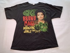 Bruno Mars Moonshine Jungle Tour 2013 Black Concert T Shirt Sz M