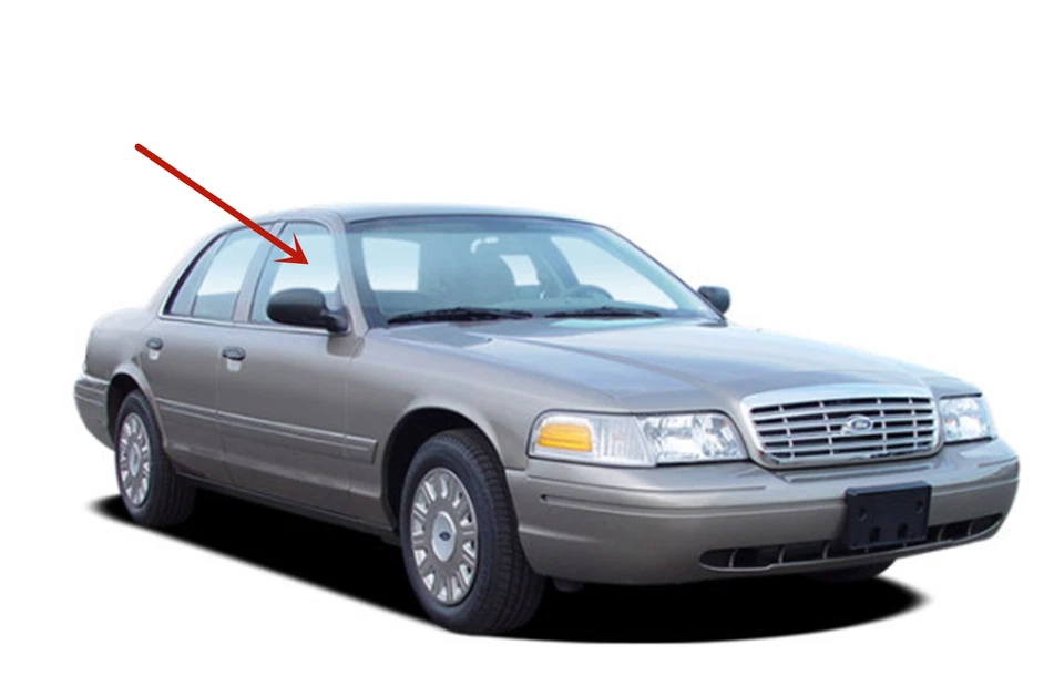 Fit 92-11 Grand Marquis Crown Victoria Passenger Right Front Door Window Glass   - Изображение 3 из 4