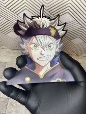 Black Clover Asta 3D Lenticular Motion Moving Car Sticker Decal Peeker Laptop