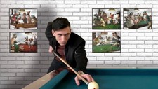 Set Of 5 Mirrors Depicting Dogs Playing Pool. Each 49x35cm NEW
