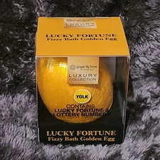 Ginger Lily Farms Botanicals Luxury Lucky Fortune Fizzy Bath Golden Egg