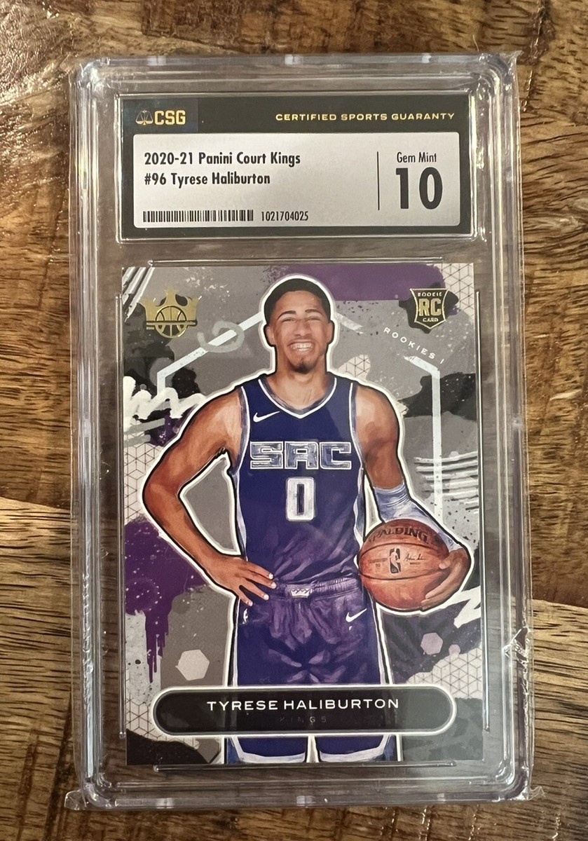 Tyrese Haliburton - 2020-21 Panini Court Kings Rookie RC #96 Tyrese Haliburton - 2020-21 Panini Court Kings Rookie RC #96