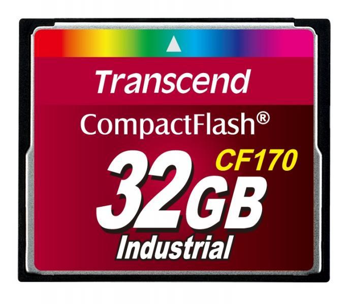 32GB Transcend CF 170 X scheda di memoria CompactFlash industriali Velocità