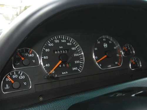 Fits Alfa Romeo 155 1992-1998 6-Teilig Poliert Aluminium Tachoringe Tacho Ringe - Picture 6 of 7