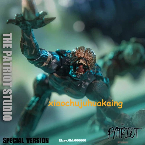 The Patriot Studio 1/12 Resident Evil Black Evolver Licker Action Figure Toy 6" - Picture 17 of 18