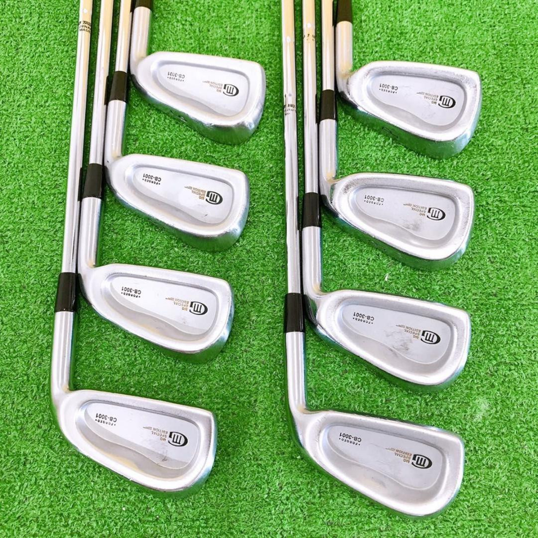 Miura Giken CB3001 Iron Set 8pcs 39+Pw Dynamic Gold X100 Flex X Japan