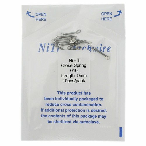 Dental Orthodontic Closed Spring NiTi 0.010'' 0.012'' 0.014'' 6/9/12mm w/Eyelet - Picture 12 of 19