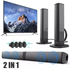 2 in 1 Detachable Sound Bar for Smart TV Home Theater Audio SoundBar Speaker