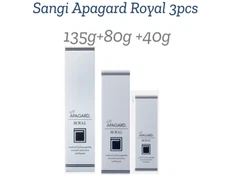 Sangi Apagard Royal Whitening Toothpaste  3pcs (135g+80g+40g)  Made in Japan