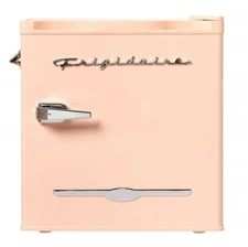 Frigidaire 1.6 Cu ft. Retro Compact Refrigerator with Side Bottle Opener, Coral