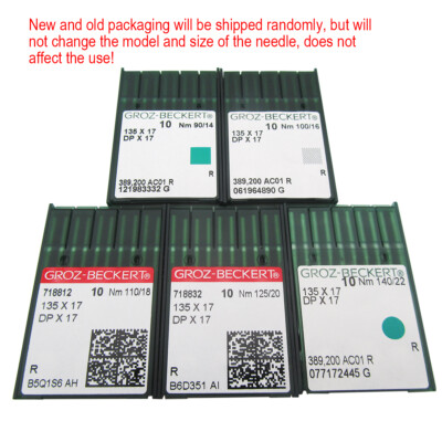 50PCS Groz-Beckert 135X17 DPX17 FOR CONSEW 206RB, 224, 225, JUKI  LU-562, LU-563