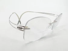 Silhouette 4489 23K Gold GP Eyeglasses FRAMES 6050 Silver 51[]17-140 White H715
