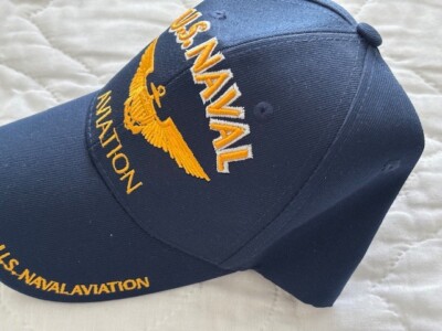 New Blue US Navy Naval Aviation Hat Ball Cap Naval Veteran Military  Licensed