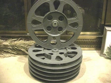 SIX- 800ft 16mm Plastic Film REELS - NEW