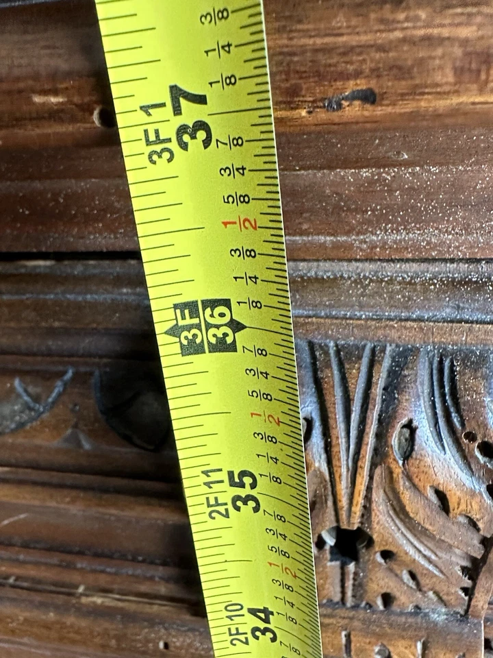 French Country, Mid-1800, sidebar , breakfront, buffet, space and shelves. - Image 2 of 4