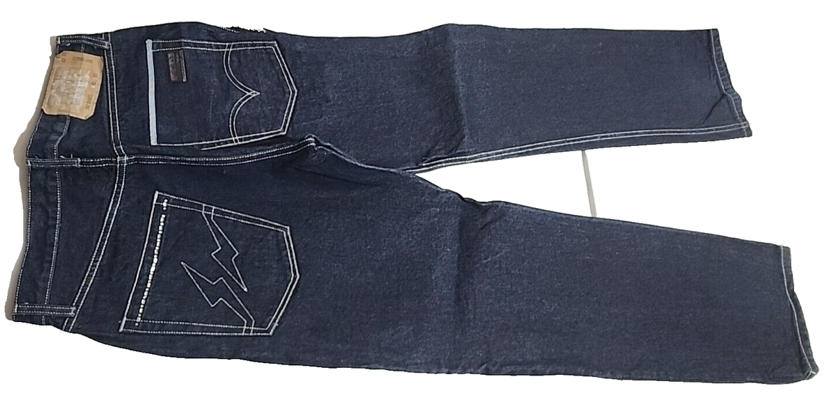 Levi's 207 Disco Selvedge Blue Denim Jeans size 32 x 32 Made in