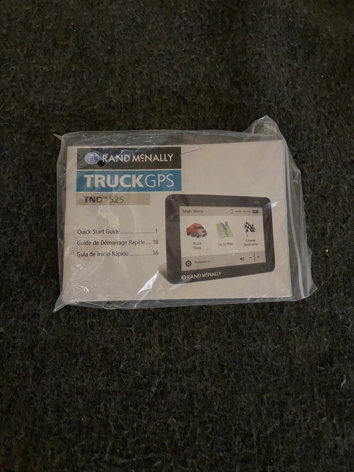 Rand McNally gps truck TND525 eBay