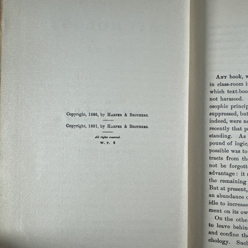 Psychology By John Dewey, Ph.D. Third Revised Edition Copyright 1891 - Picture 4 of 11