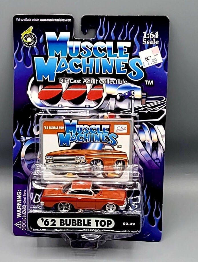 Muscle Machines '62 Bubble Top 02-39 1/64 | eBay
