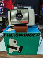 POLAROID LAND CAMERA SWINGER MODEL 20 UNTESTED. W/Box