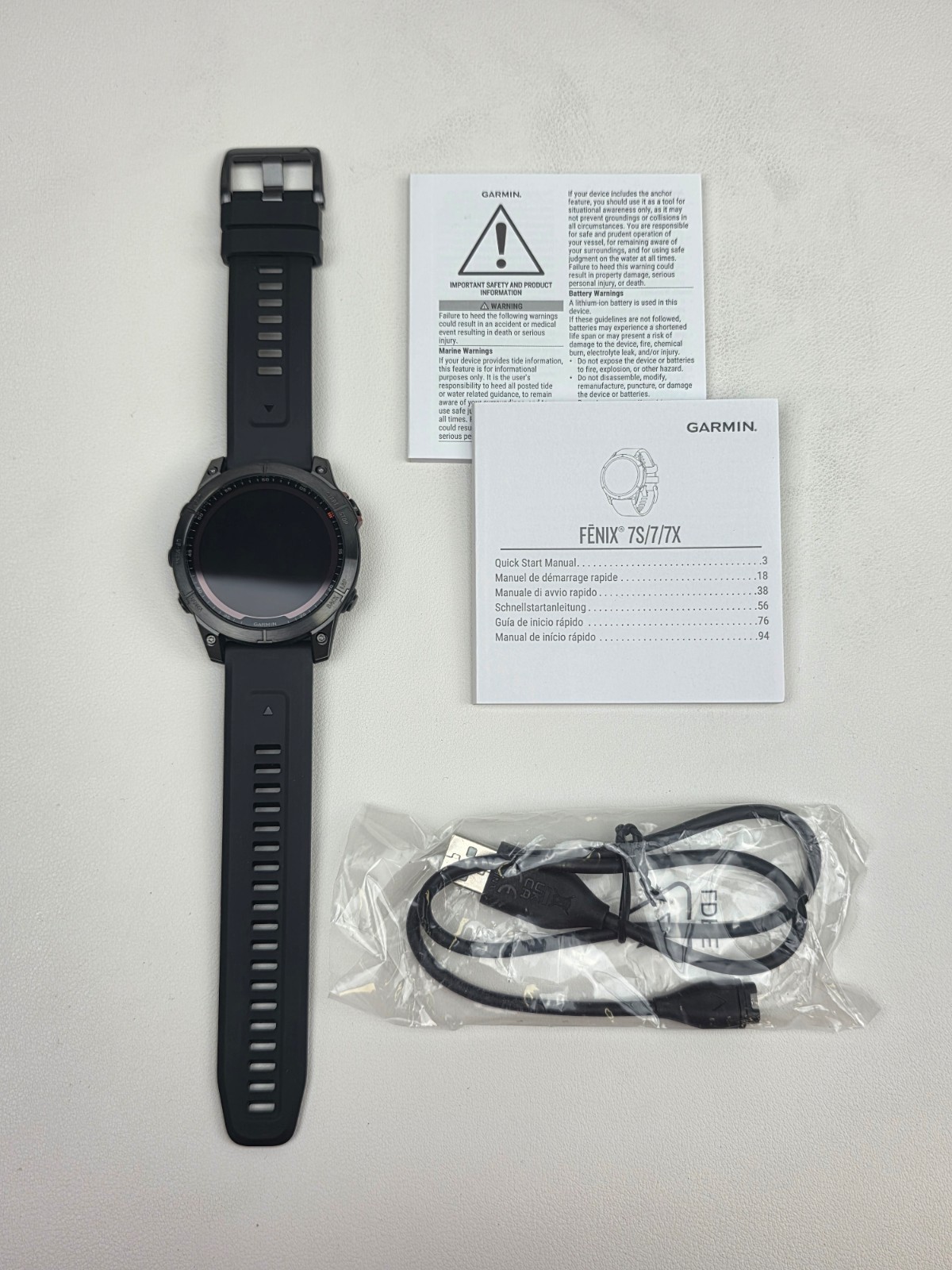 Garmin fenix 7 Solar, adventure smartwatch, with Solar Charging, 47mm