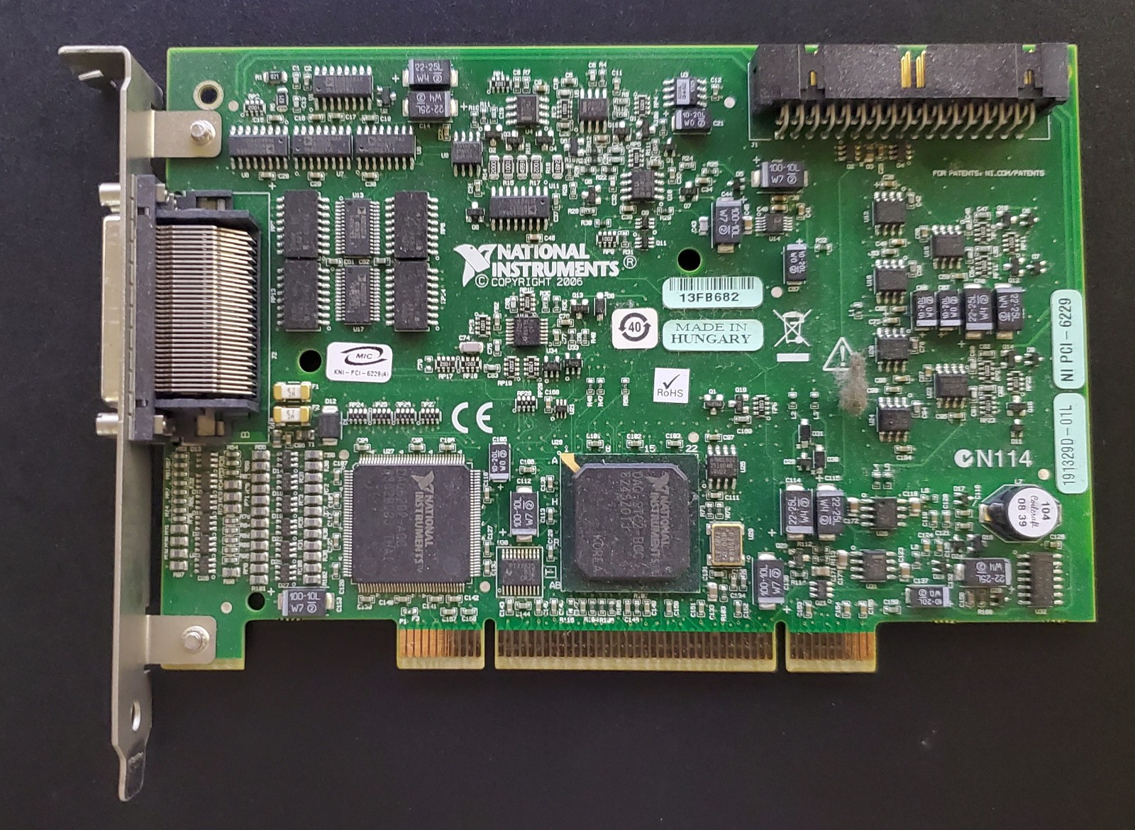 National Instruments NI PCI-6229 Multifunction I/O Device