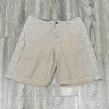 Vintage 90s Tommy Bahama Hickory Stripe Seersucker Beach Shorts Mens 38