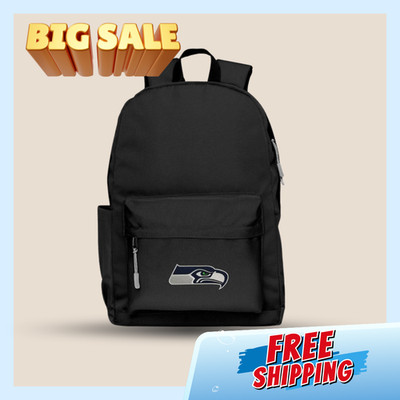 [SALE] MOJO Seattle Seahawks Gray Campus Laptop Backpack NFL Travel School Bag