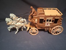 Vintage 1955 Roy Rogers Fix It Stagecoach With Horses