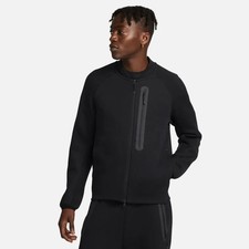 Nike Sportswear Tech Fleece Bomber Jacket Black Size L BNWT FB8008 010 MENS