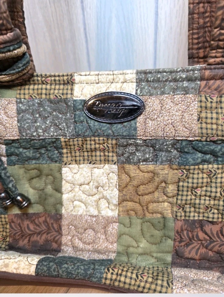 Donna Sharp Patchwork Quilted Messenger Shoulder … - image 3