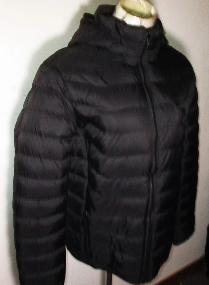 Chaqueta para mujer GB/T2662 azul cremallera completa "calentada" aislante y con capucha talla L Foto 3 de 4