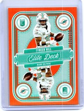 2025 Donruss Elite #20 Tyreek Hill Elite Deck Orange #/199