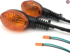 2Pcs Motorcycle Turn Signals Indicator Light Compatible With KAWASAKI EX250R