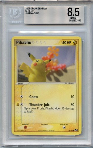 Pikachu graded BGS 8.5 for sale on eBay