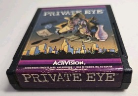 Private Eye Atari 2600 Tested Works Cartridge Only Great Condition