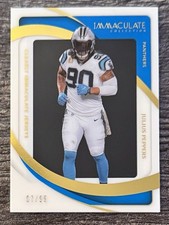 2024 Immaculate Collection Julius Peppers Clearly Jerseys #87/99 Panthers