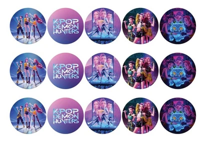 EDIBILIS Kpop Demon Hunters - Edible printed cake toppers