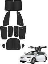 10-PCS Windshield Sunshade for Tesla Model X 2016-2024 , Front  Rear Side