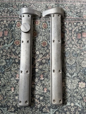 Jaguar XK120 Studless Cam Covers Valve Covers LH RH Pair C2217 C2218 OEM Used