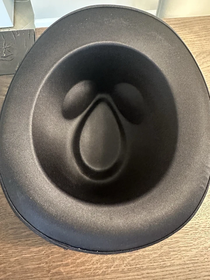 DELUXE черный FEDORA шляпа гангстер Майкл Джексон костюм крышка взрослых хип-хоп танец - Изображение 3 из 3