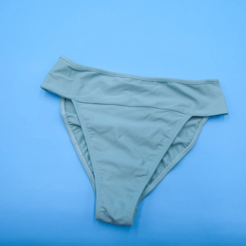 Montce Grande Azul Cintura Alta Brasileño Hipster Bikini Parte Inferior Traje de Baño EE. UU. Nuevo Foto 2 de 4