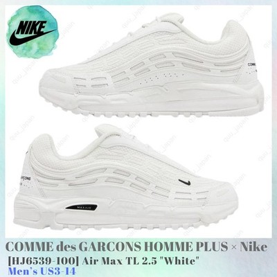 COMME des GARCONS HOMME PLUS × Nike Air Max TL 2.5 HJ6539-100 Men's US3-14 New